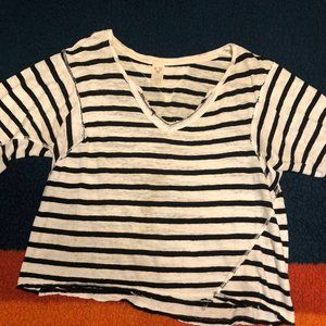 Free People Striped Tee